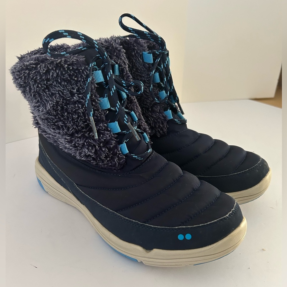 Ryka Navy and Light Blue Winter Boots